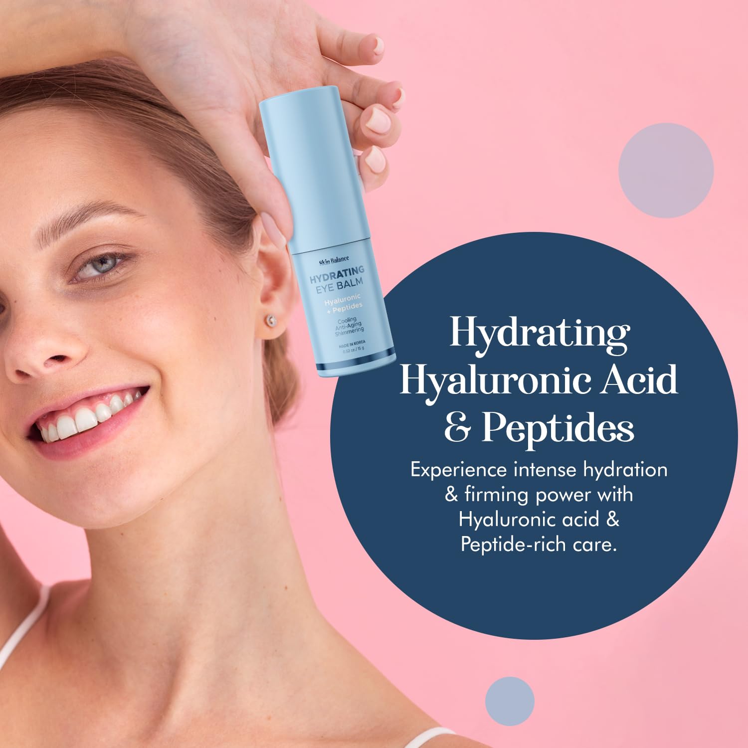 Ultra Shimmer Eye Balm with Hyaluronic Acid &amp; Peptides – - Skin Balance