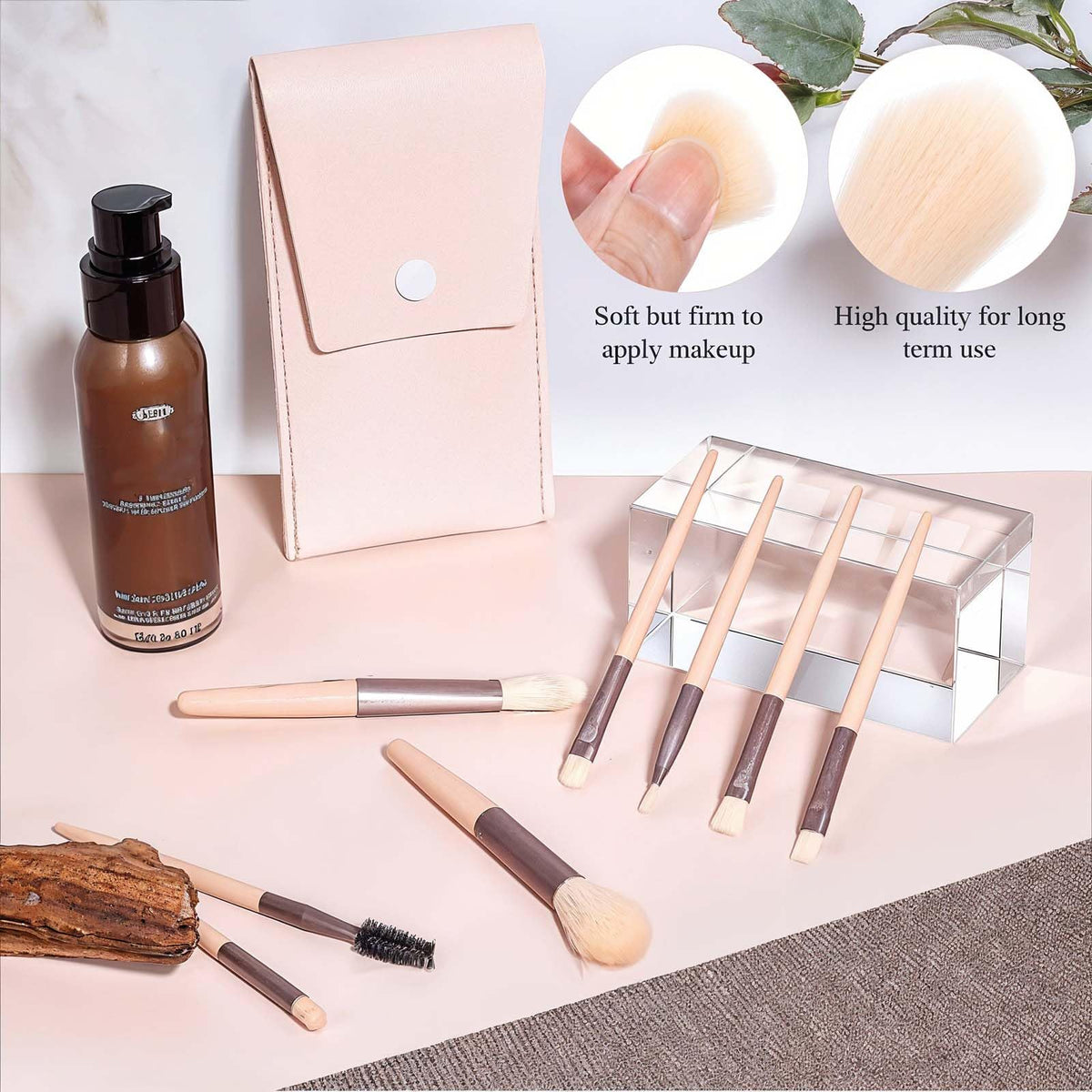 36 Set Travel Size Makeup Brushe Set Mini Face Make Up - Telooco Official Imagery - 4