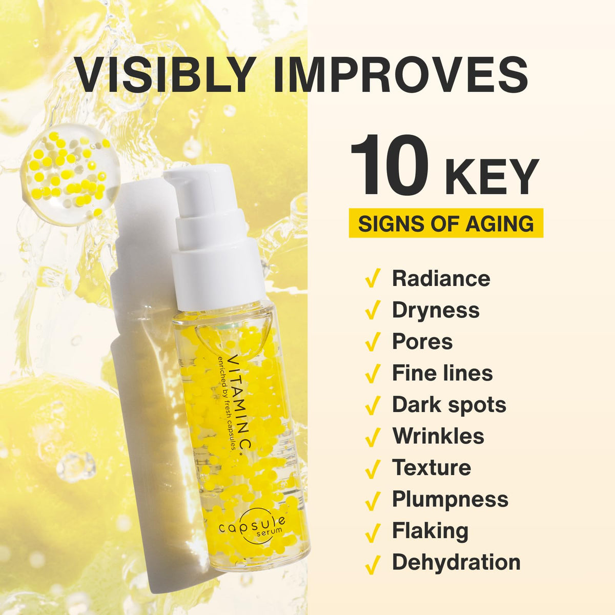 Capsule Serum with New Packaging BEAUTY SERUM WITH VITAMIN C - ＣＡＰＳＵＬＥ　ＳＥＲＵＭ Official Imagery - 4