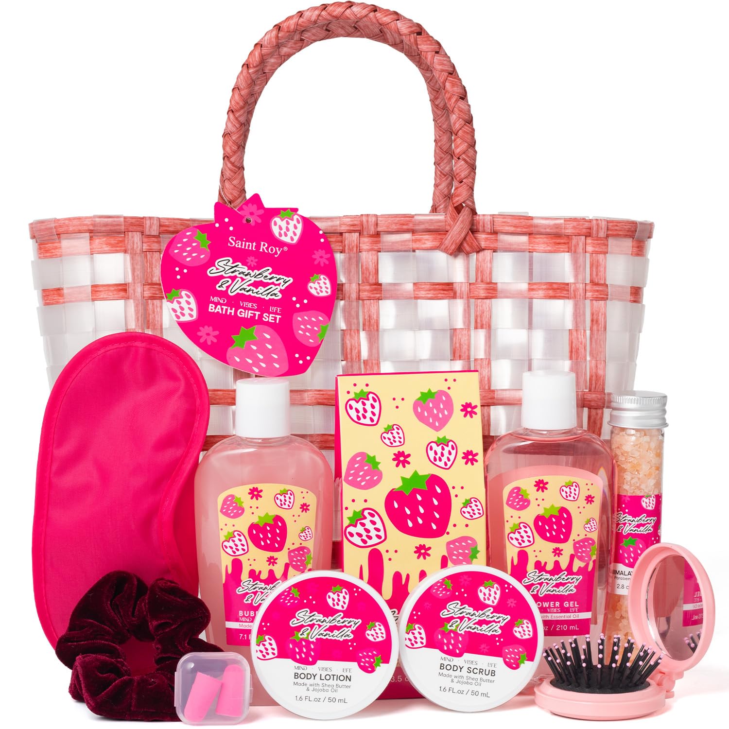 Spa Bath &amp; Body Gifts for Women, Jasmine Peony Spa Gift - Saint Roy