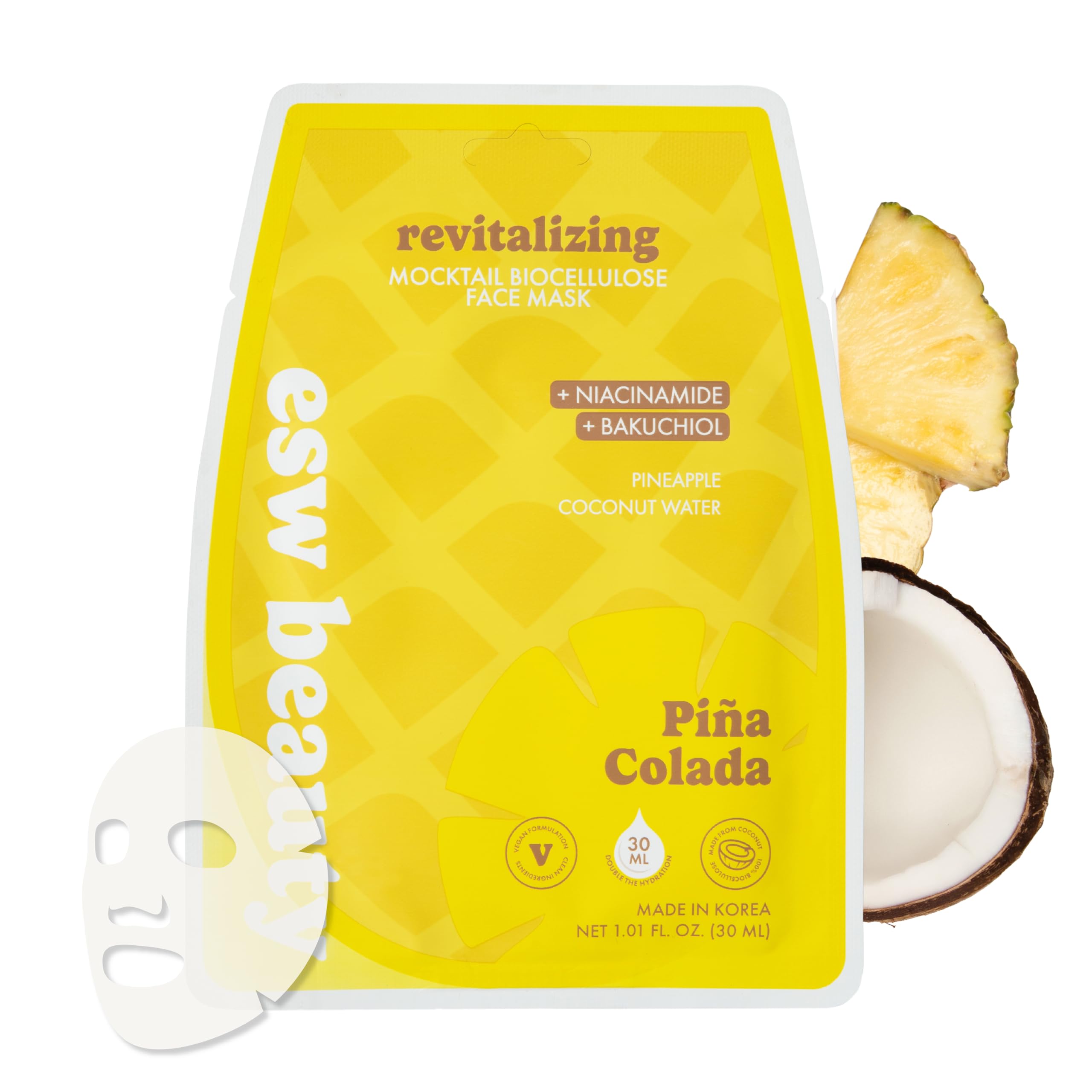 ESW Beauty Mocktail Face Mask Set, Korean Skin Care, 3 Pack - ESW Beauty