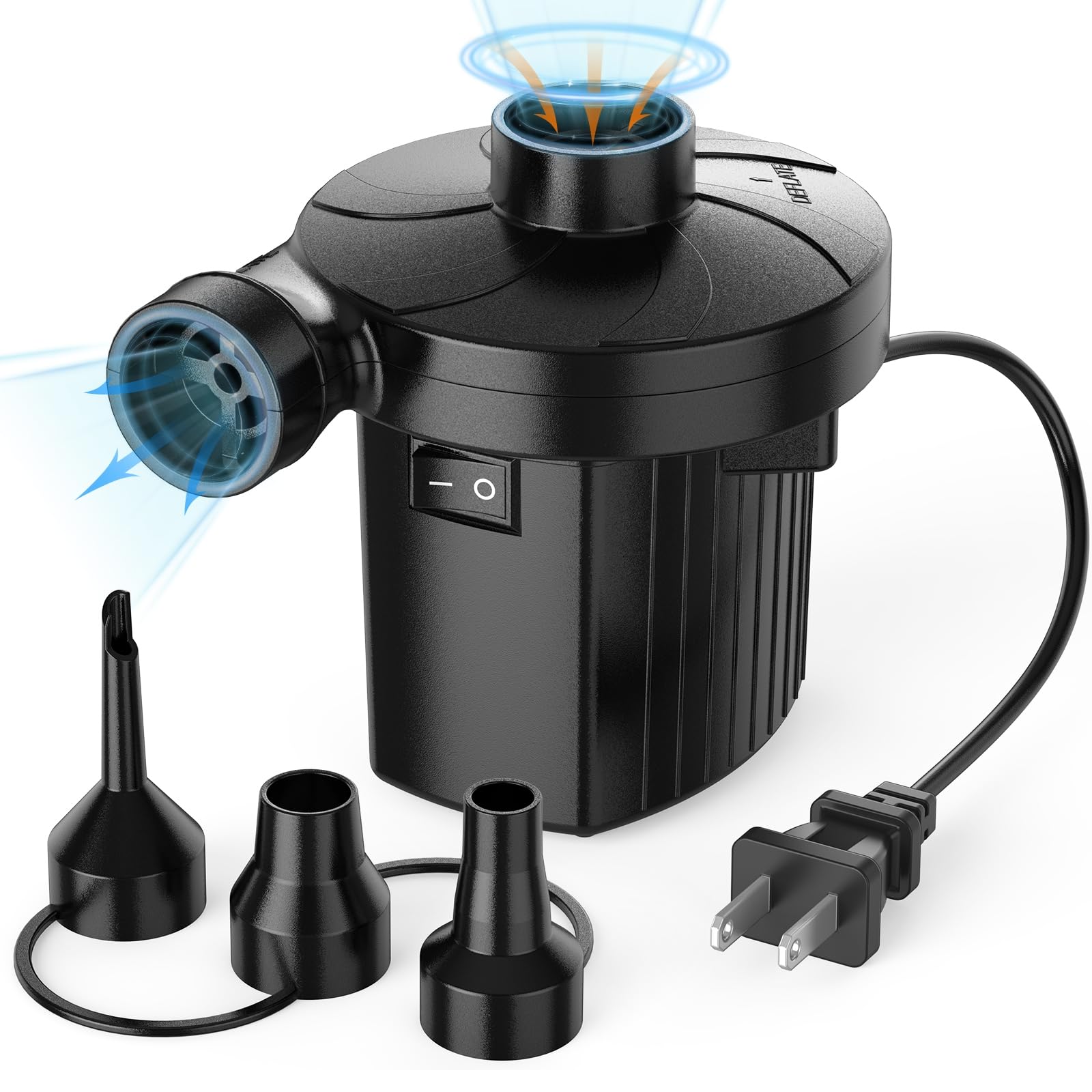 Motorenbau Electric Air Pump for Inflatables,Portable Quick-Fill Air P - View 1