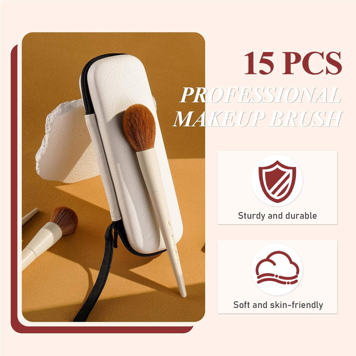 BS MALL Makeup Brushes Set with Travel Bag - BS-MALL Official Imagery - 5