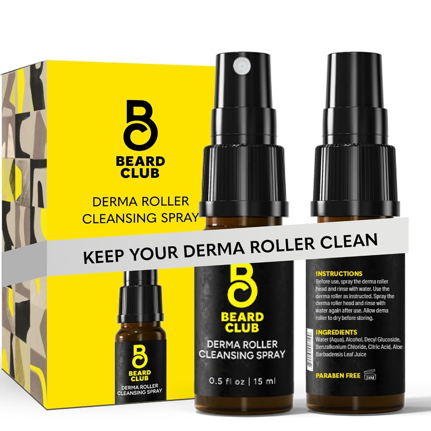 The Beard Club Beard Growth Oil and Biotin Balm Bundle - The Beard Club Official Imagery - 5