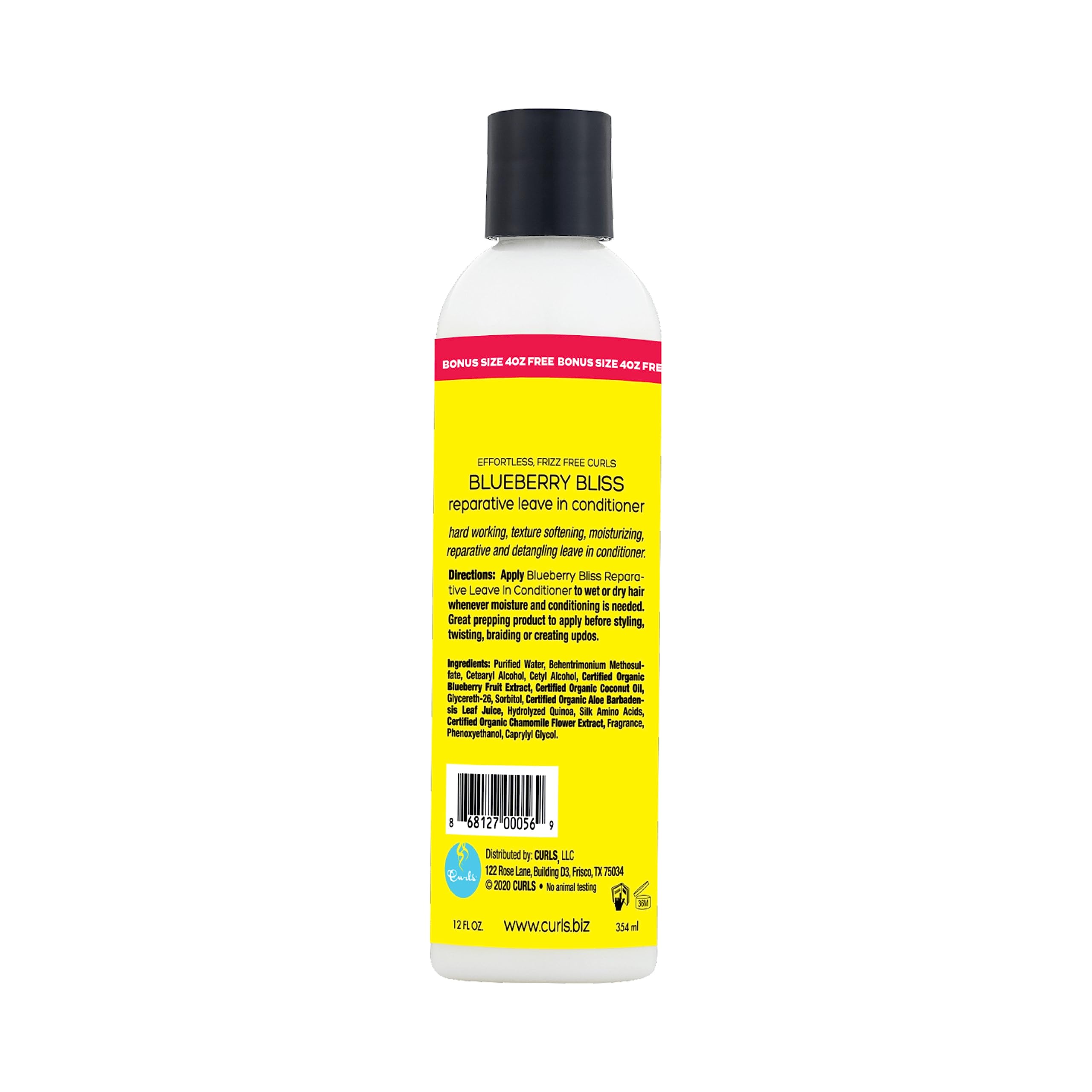 Curls Blueberry Bliss Reparative Leave In Conditioner - Repair Damage and - Curls Official Product View 3