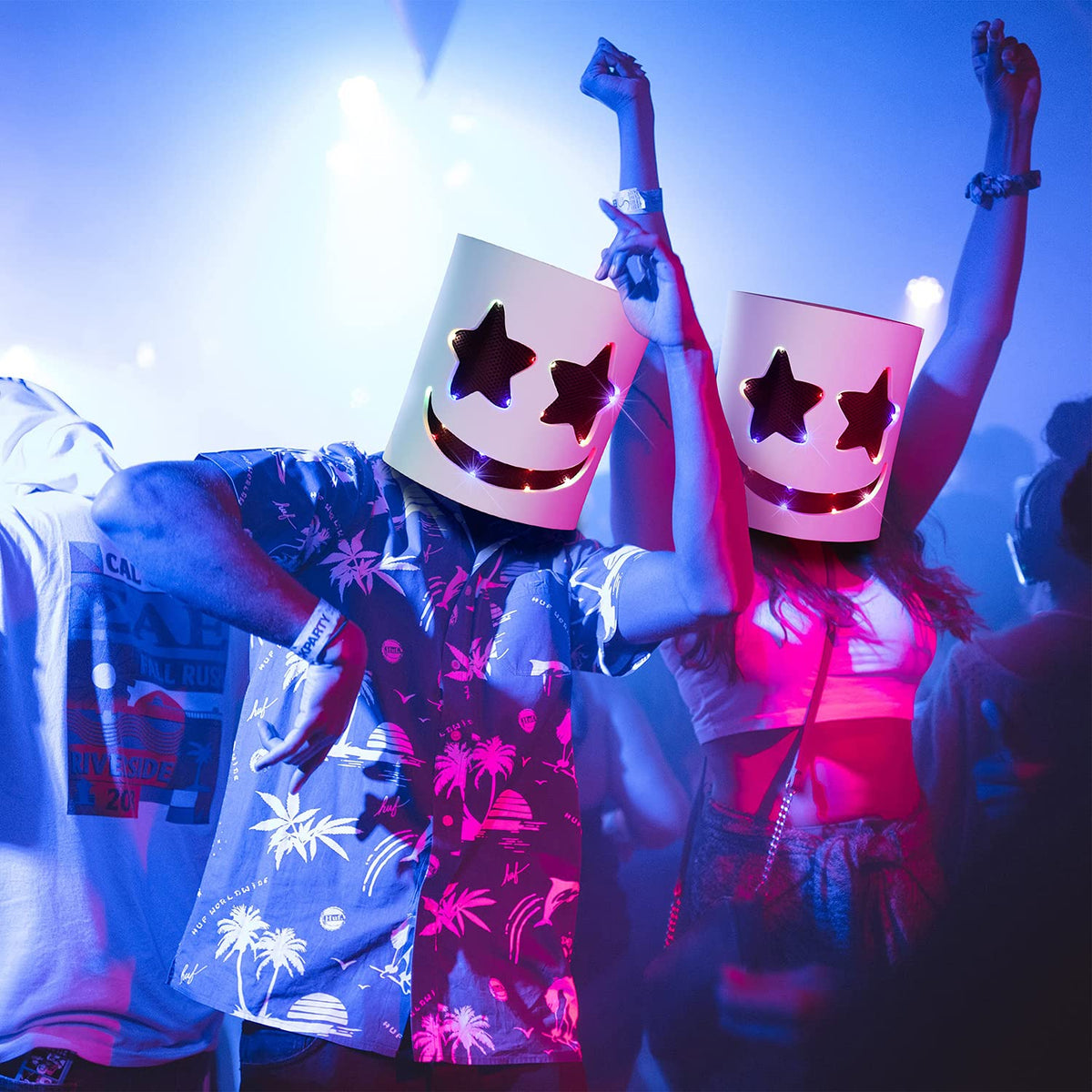 Halloween LED DJ Mask Music Festival Halloween Party - OMULIKJ Official Imagery - 5