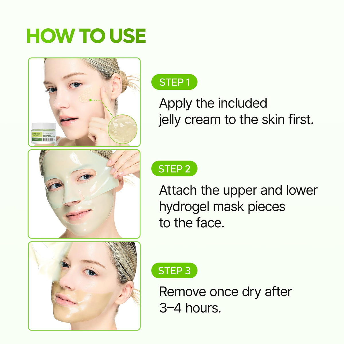 Dr Melaxin CACTOX DE PUFFING PORE TOX GEL MASK 4EA with - Dr.Melaxin Official Product Imagery - 8