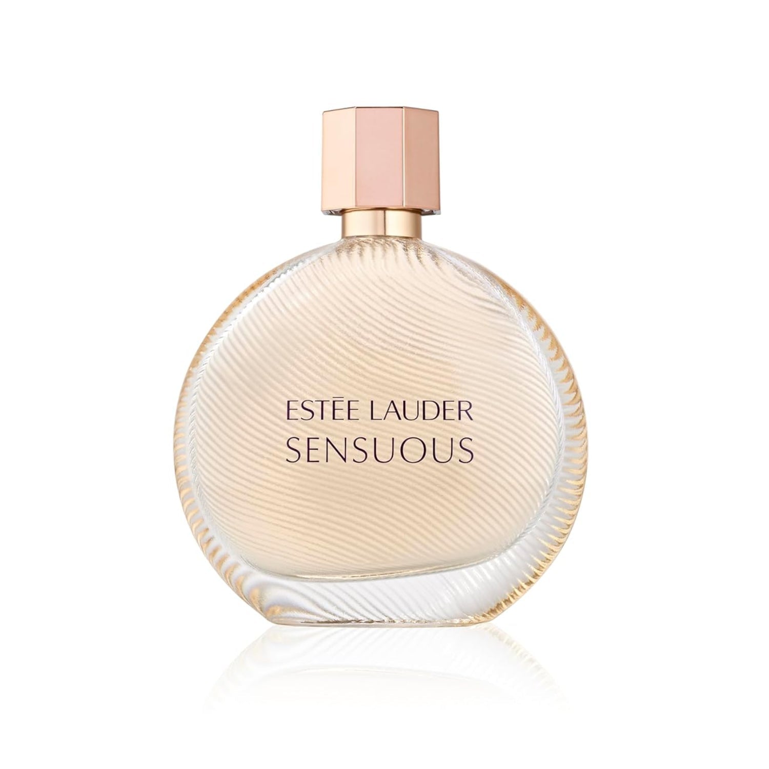 Estée Lauder Sensuous Eau de Parfum spray with sandalwood, honey, and mandarin notes, in a 1.7 fl oz bottle.