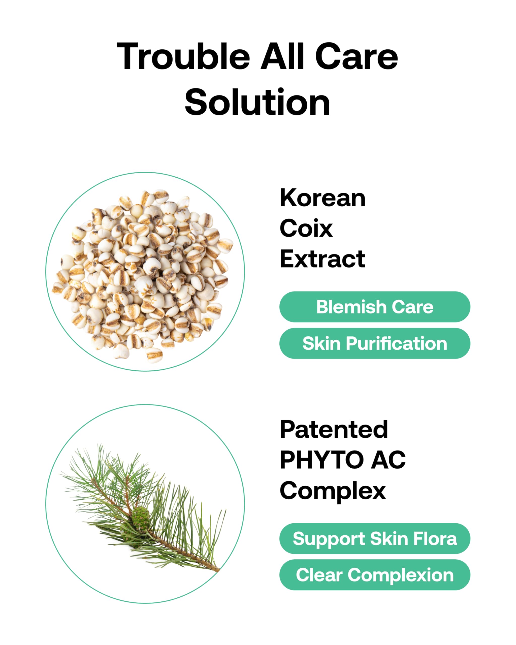Phyto ac Infused Yulmu Trouble Serum, Korean Natural Facial - FILFLO