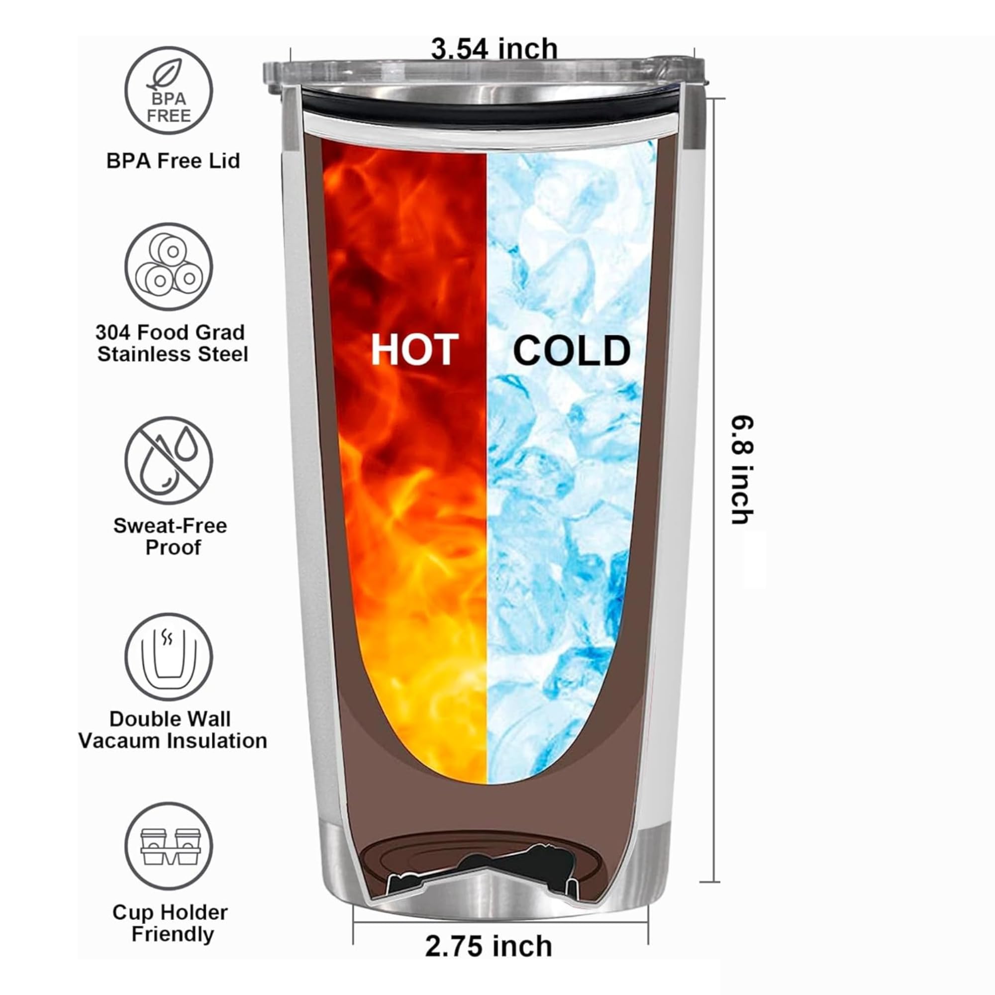 Retirement Gift Tumbler 20oz for Women & Men 2026