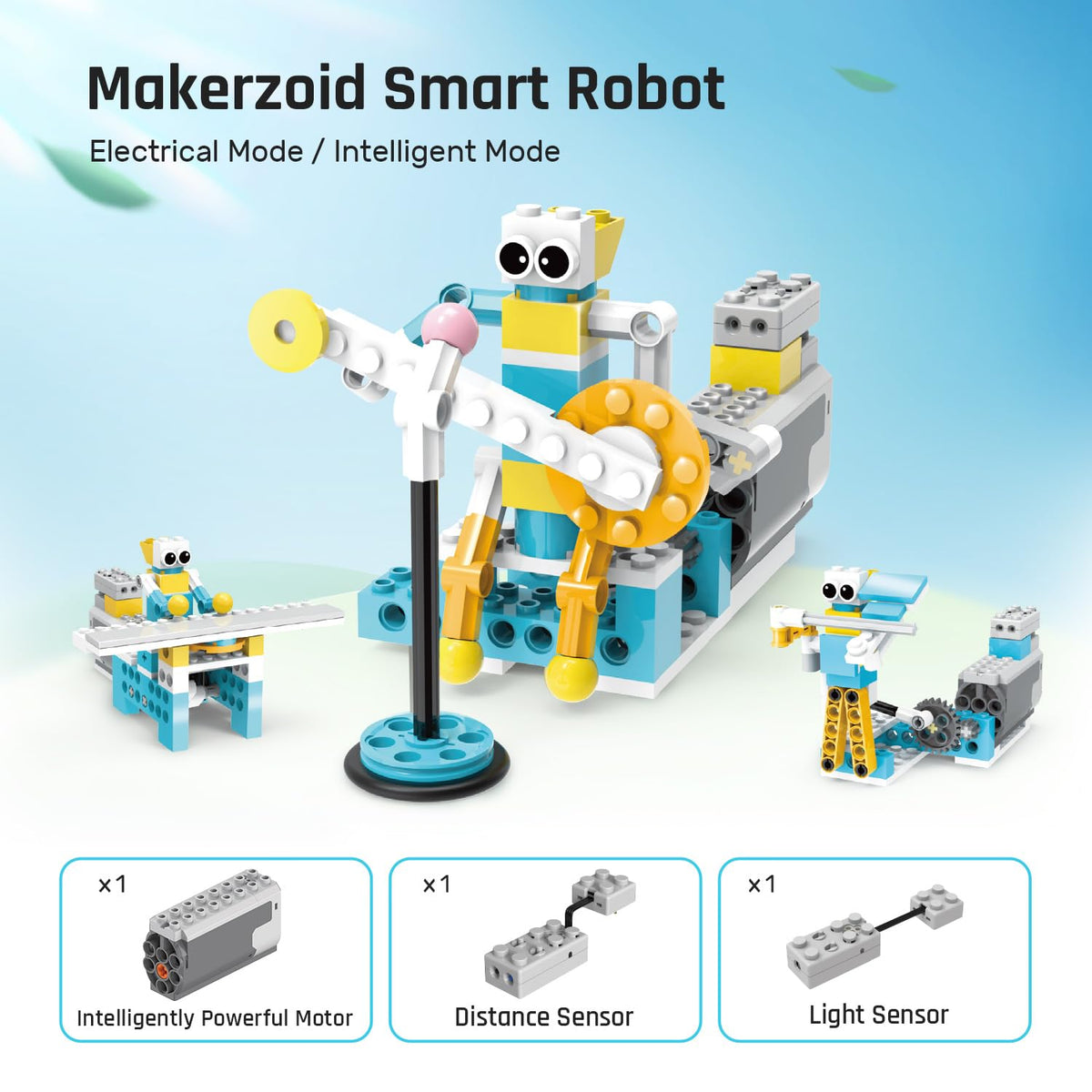 Smart Robot 72 in 1 STEM Educational Toy Electronic Building - makerzoid Official Imagery - 6