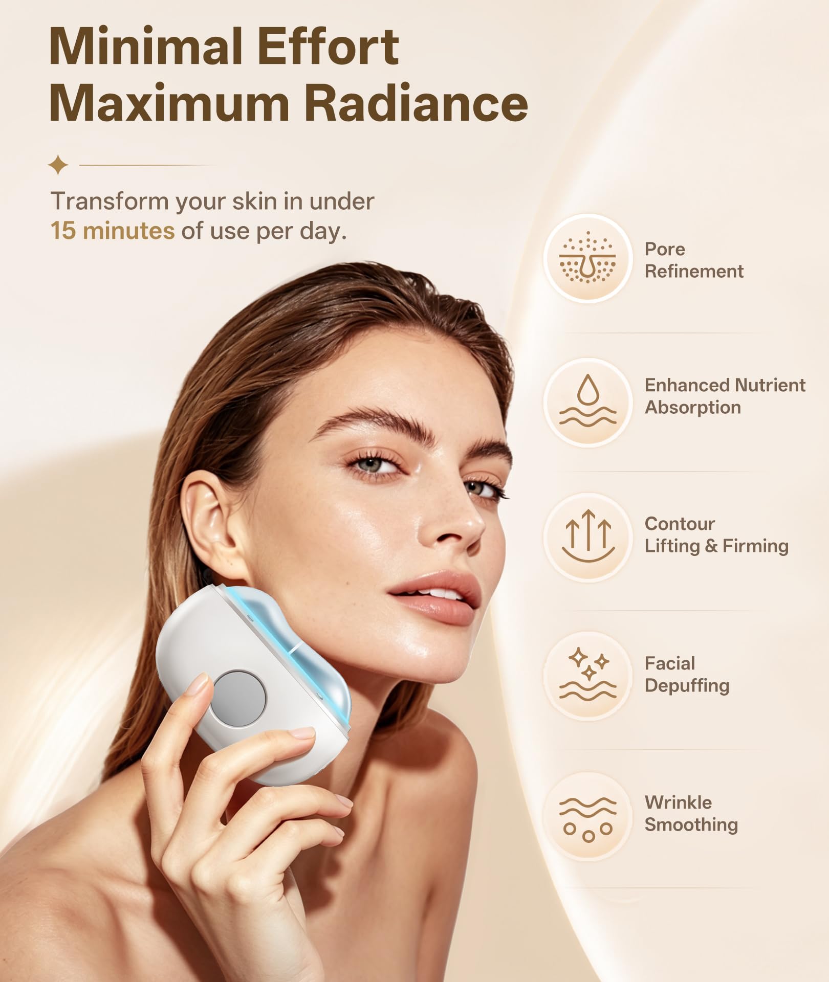 Red Light Therapy for Face and Neck 7 Color Gua Sha Facial - Dopsikn Official Imagery - 6