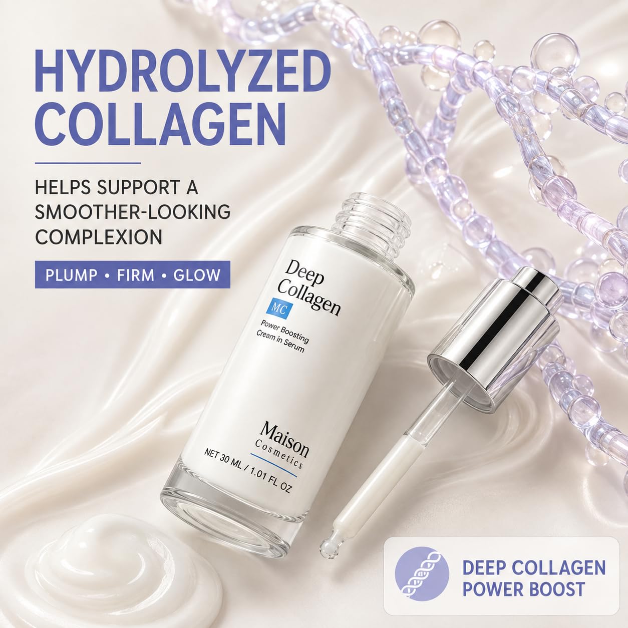FlatFemme Maison Cosmetics Deep Collagen Volufiline Collagen Serum with - FlatFemme Official Product View 6
