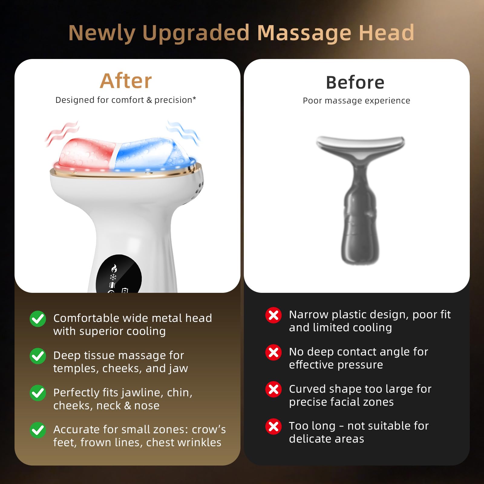 Red Light for Face Neck Beauty Massager 7 in 1 LED Gua Sha - Lifiora Official Imagery - 7