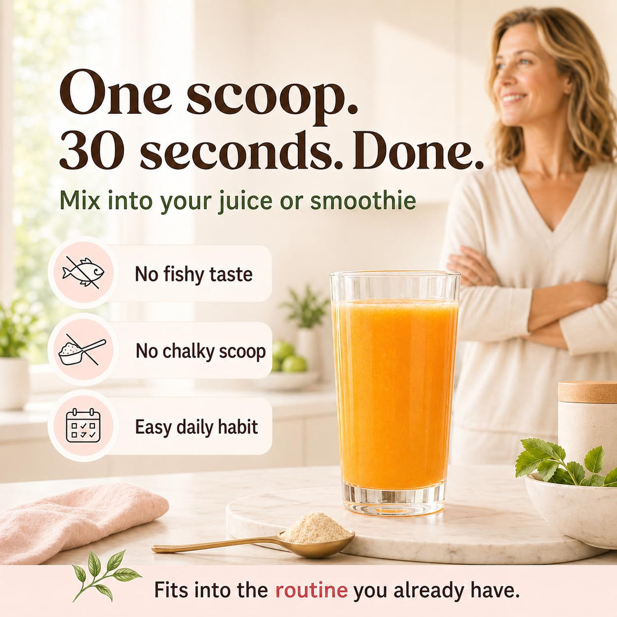 CollaReplen Plant Based Collagen Powder for Women Clinically - GLORIOUS DAILY Official Imagery - 4