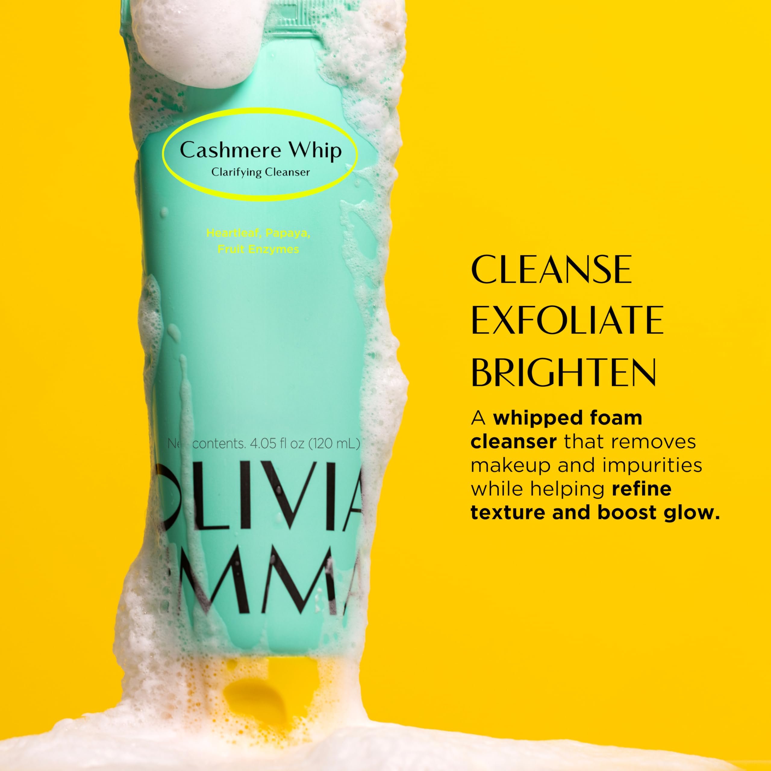 OLIVIAUMMA Cashmere Whip Clarifying Cleanser, Gentle Daily Fac... - OLIVIAUMMA Official Product View 4