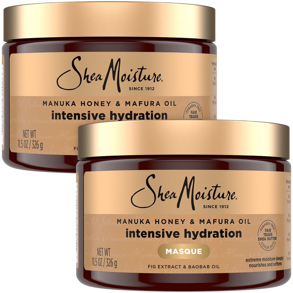 Shea Moisture Hair Mask Manuka Honey Mafura Oil Intensive - Shea Moisture Official Imagery - 2