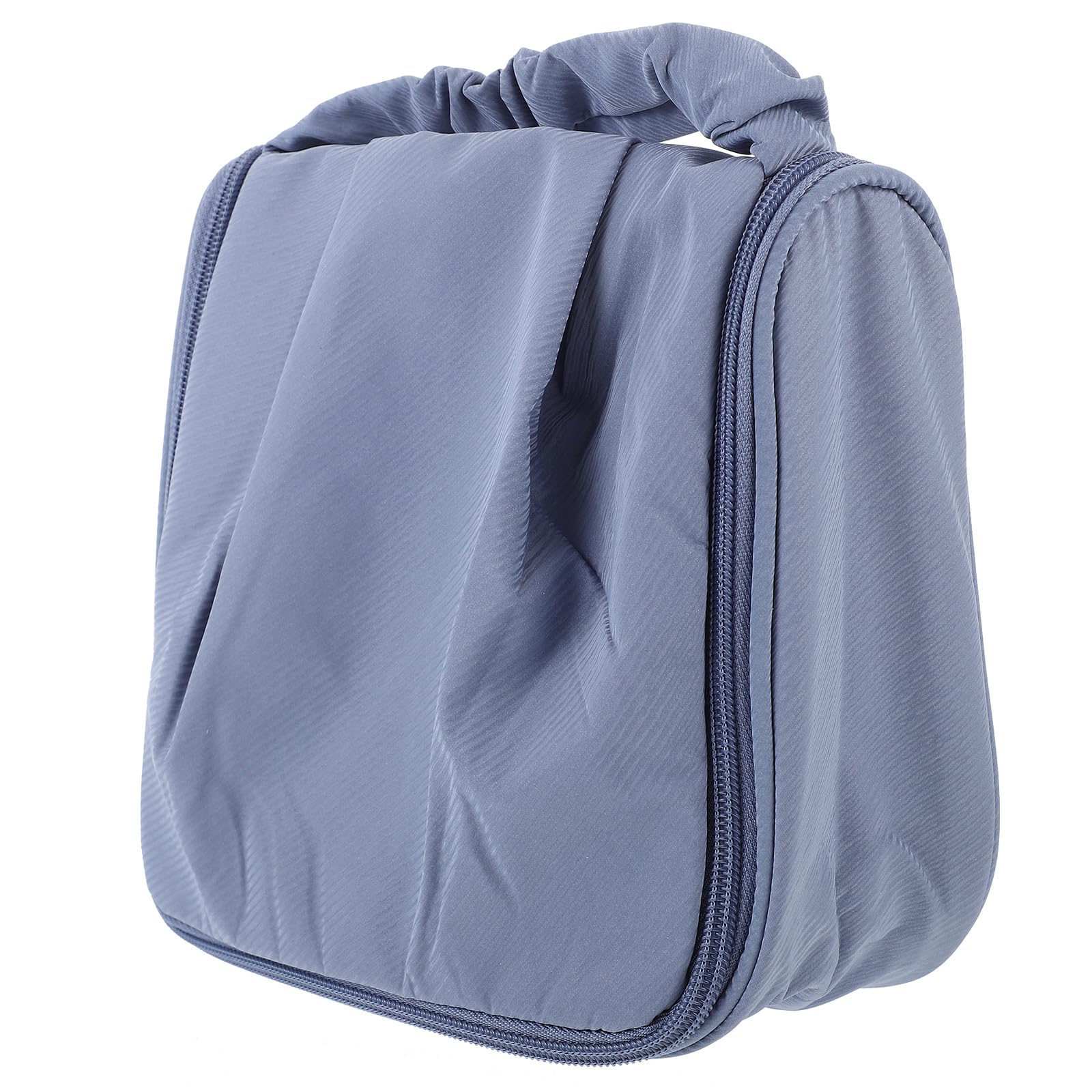 BIUDECO Travel Toiletry Bag Large Waterproof Cosmetic Organizer Makeup Pouch with Handle for Women, Spacious Travel Toiletry Storage Bag for Bathroom and Trip Use, Blue