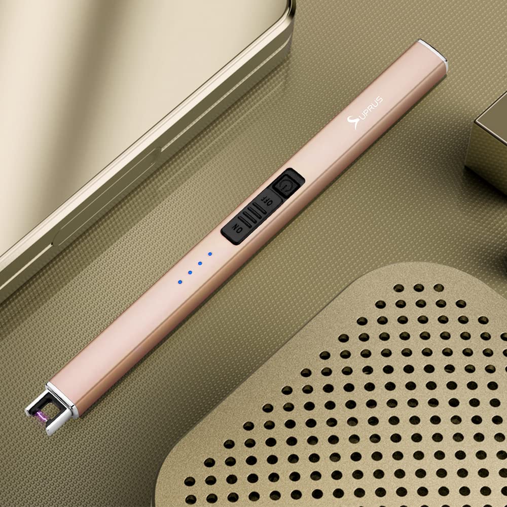 SUPRUS Electric Lighter Arc Windproof Flameless USB Rechargeable Light - View 5