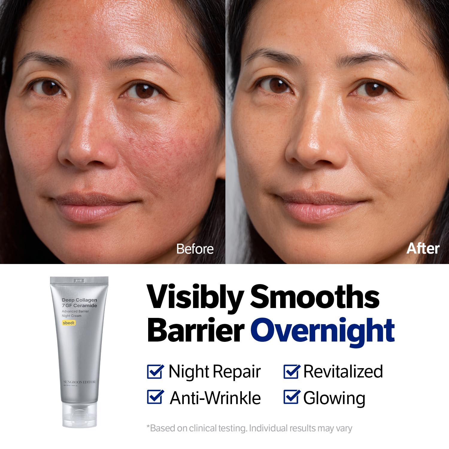 SUNGBOON EDITOR Deep Collagen 7GF Night Cream for Face Neck - SUNGBOON EDITOR Official Imagery - 4