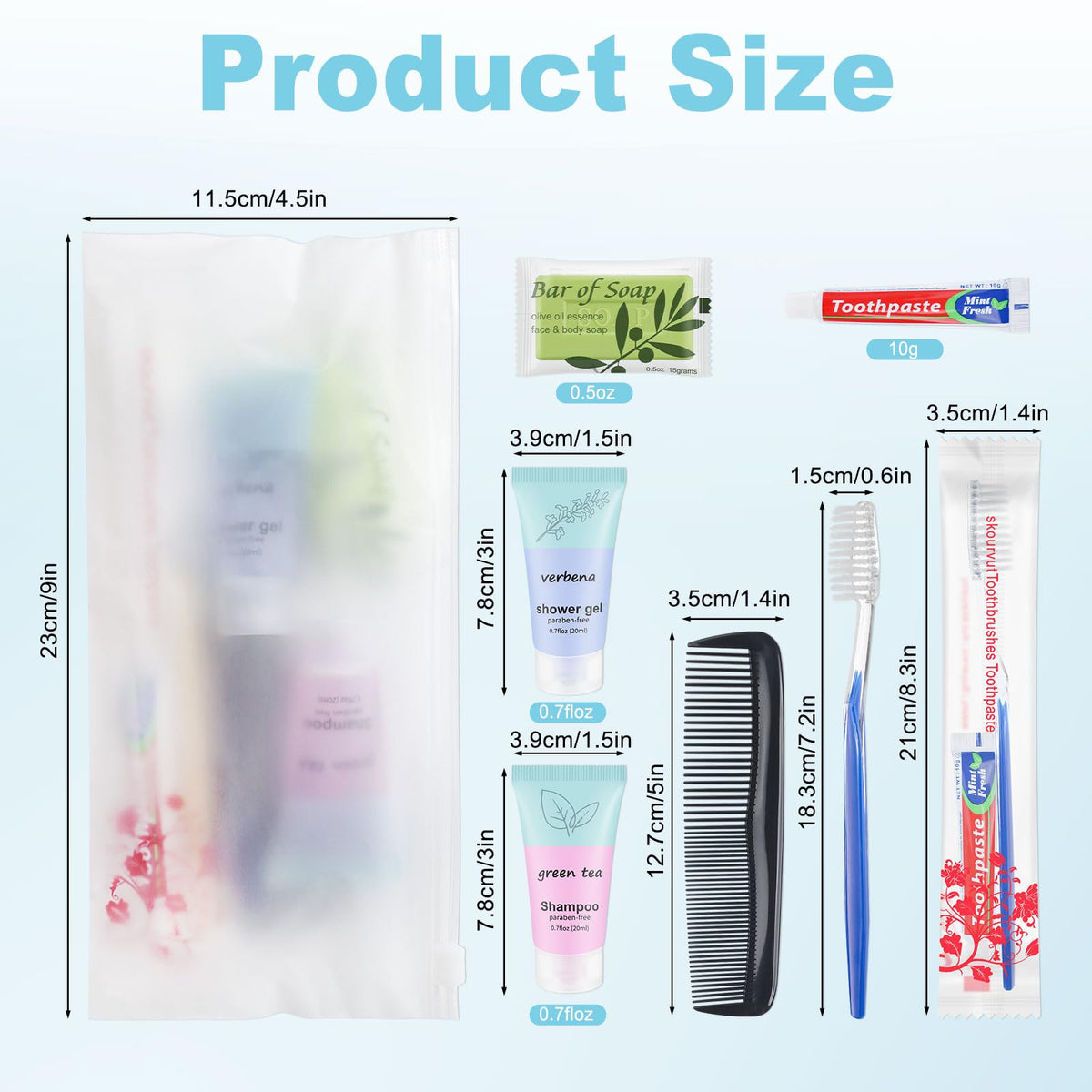 20 Homeless Hygiene Kit Bulk Basic Toiletry Kits Care - skourvut Official Imagery - 3