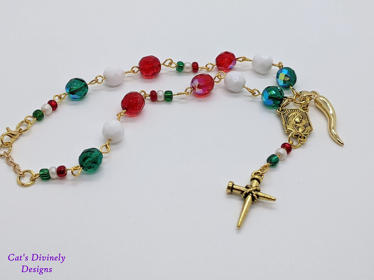 Italian Car Vehicle Rosary - Handmade Official Imagery - 6