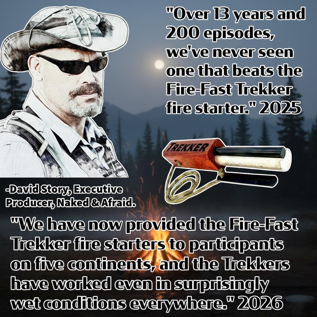 Fire Fast Trekker Best Emergency Waterproof Survival Fire - Fire-Fast Official Imagery - 3