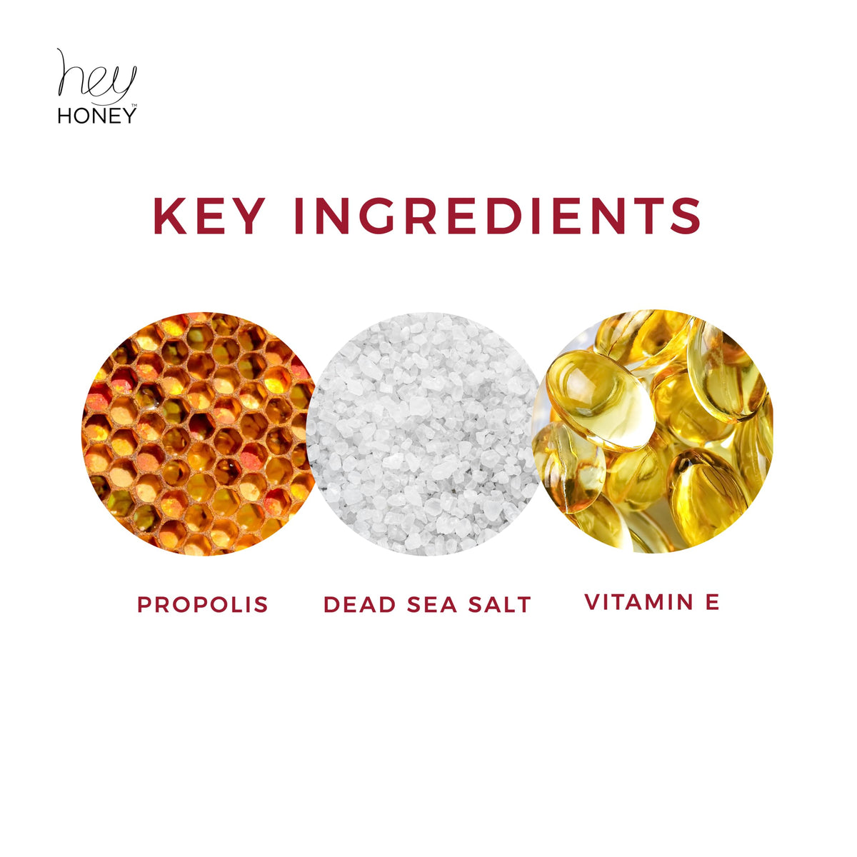 Hey Honey Skincare Propolis and Dead Sea Salt - Hey Honey Official Imagery - 7