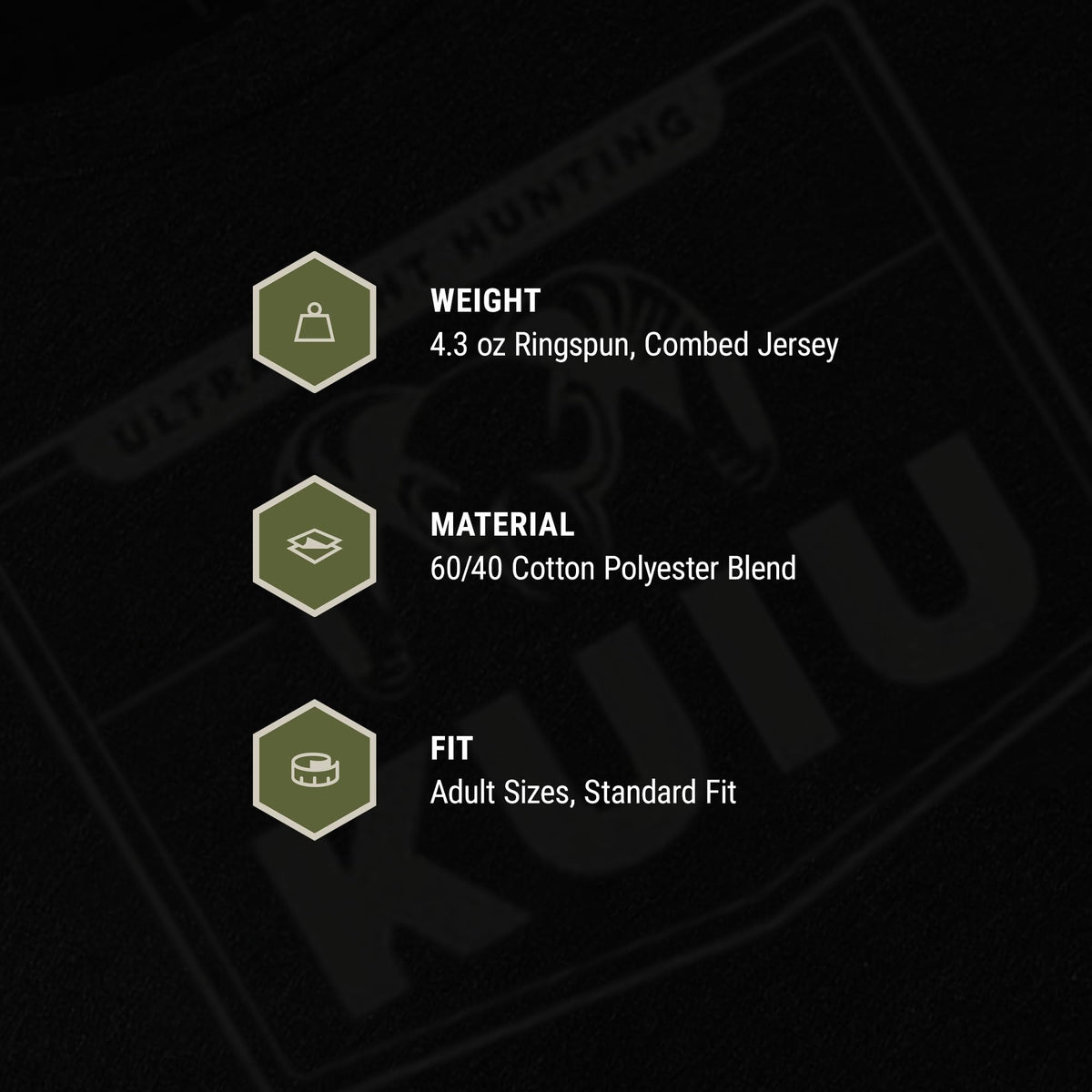 KUIU Logo Sign T Shirt for Men Lightweight Cotton Polyester - KUIU Official Imagery - 8