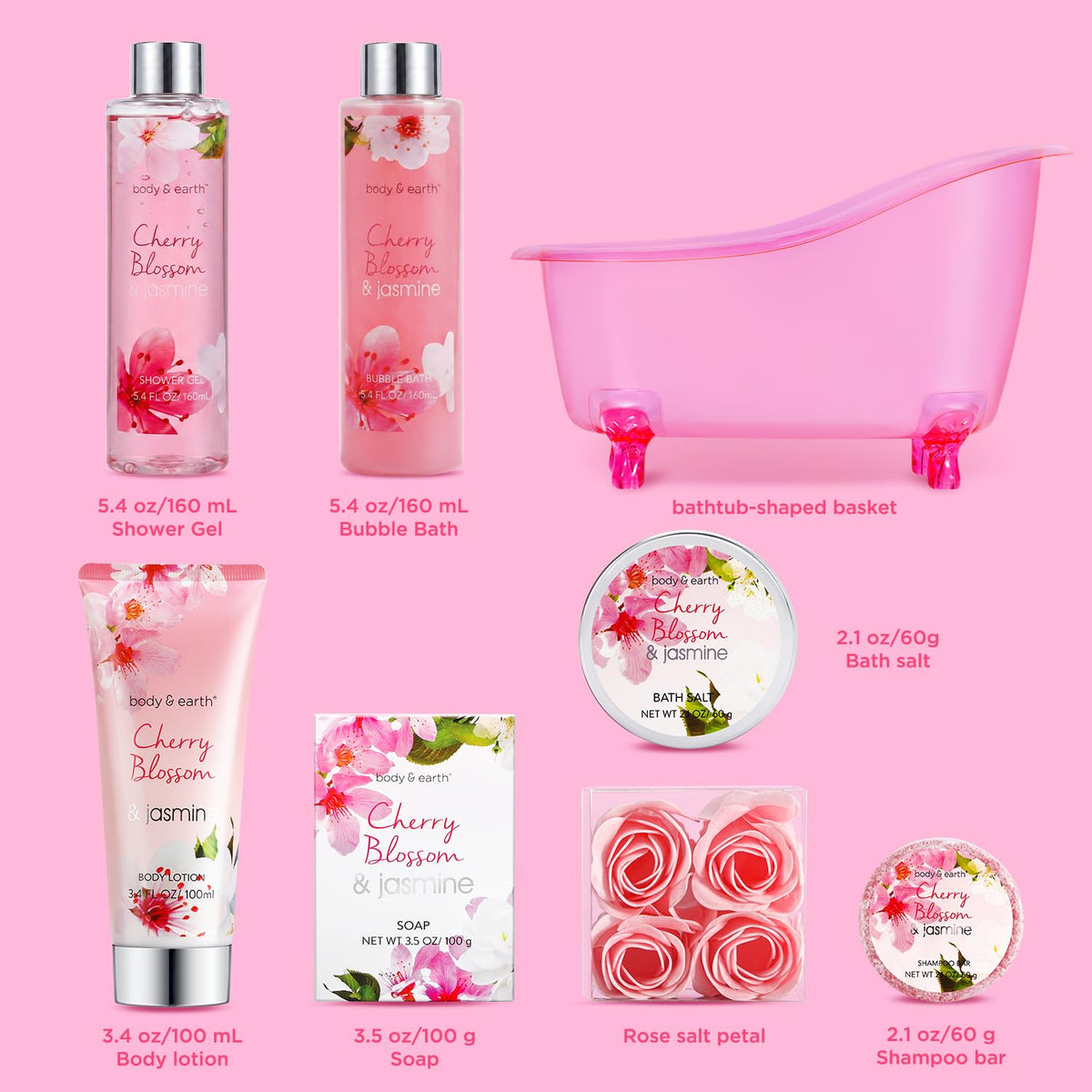 Body Earth Spa Gifts for Women Self Care Kit - BODY & EARTH Official Imagery - 3
