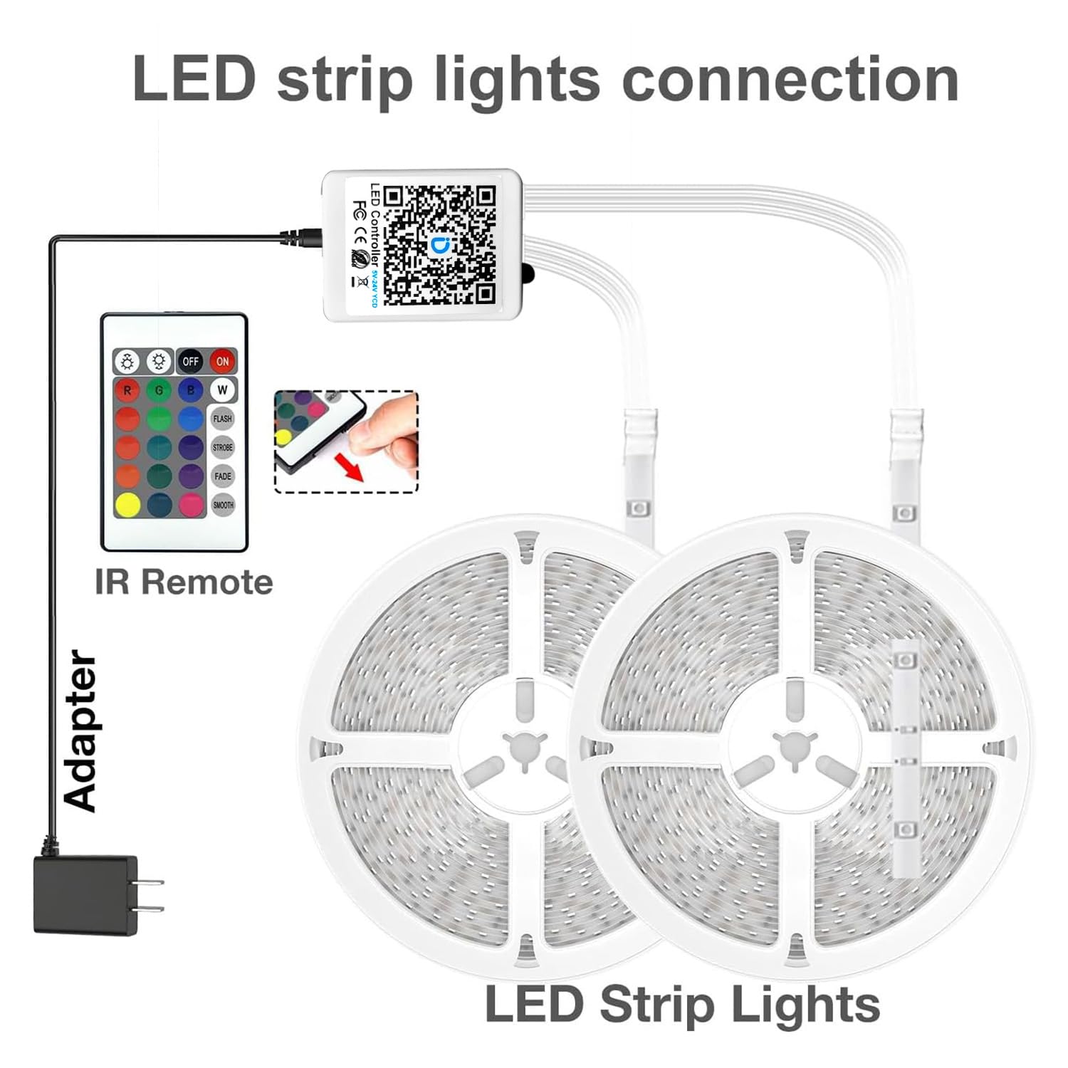 DAYBETTER LED Strip Lights 200 ft  , Smart App Control Lighting B - DAYBETTER Official Product View 6