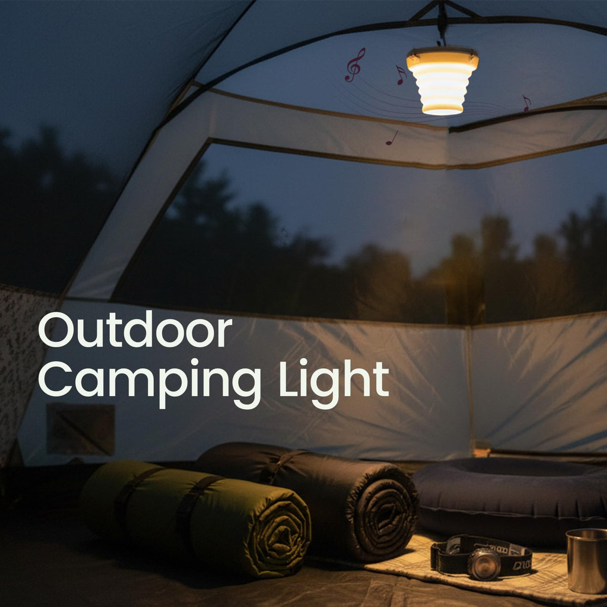 Foldable Bluetooth Speaker with Sleep Night Light Magnetic - bocoice Official Imagery - 7