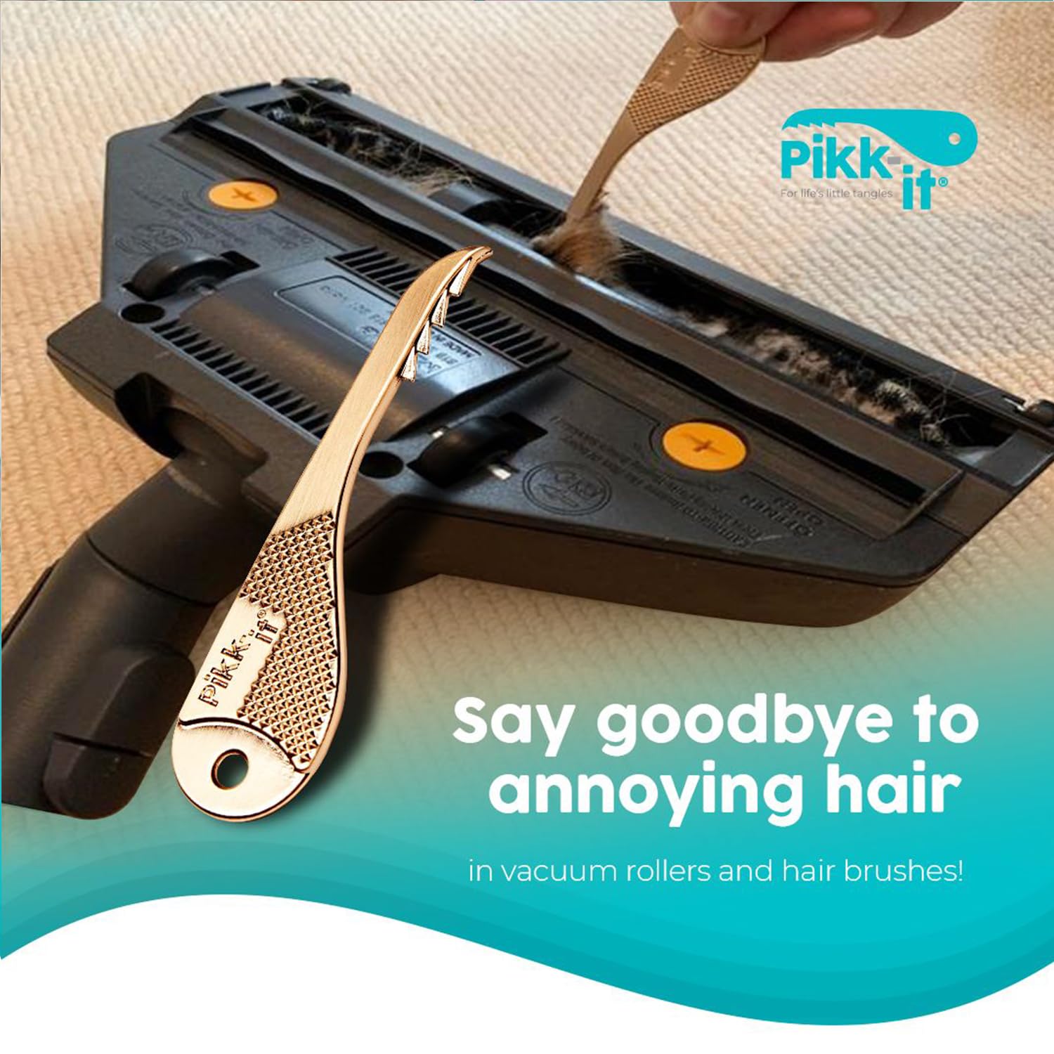 Pikk-it Vacuum Hairbrush Cleaner Tool by Pikk-it - Angle View 5
