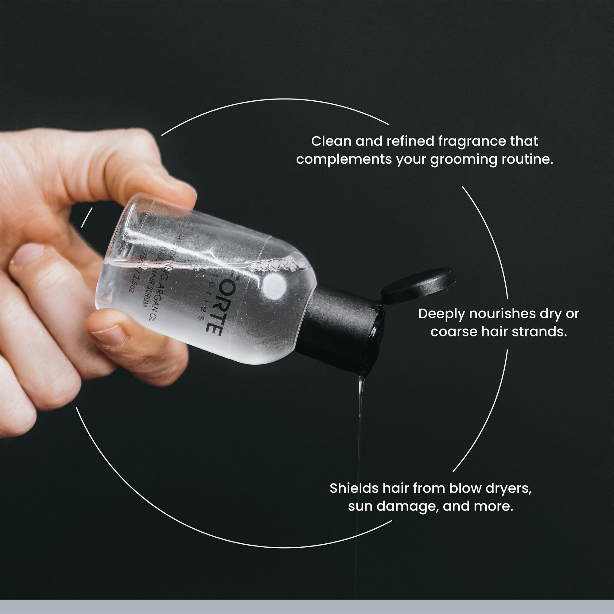 Alex Costa Hydrating Argan Oil Daily Hair Serum by Forte Series Sulfate Free - Alex Costa Official Product View 5