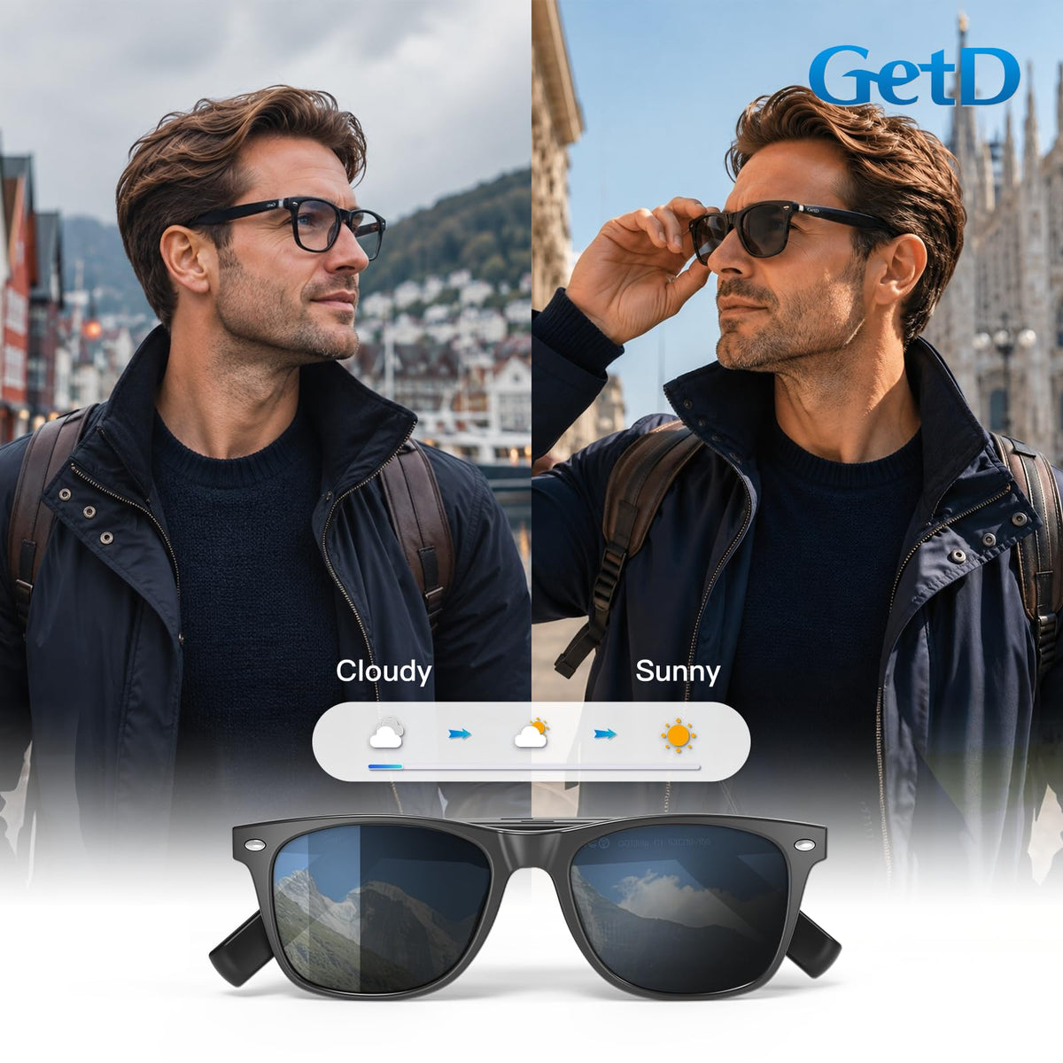 GetD AI Glasses Smart Glasses Powered by ChatGPT Real Time - GetD Official Imagery - 5