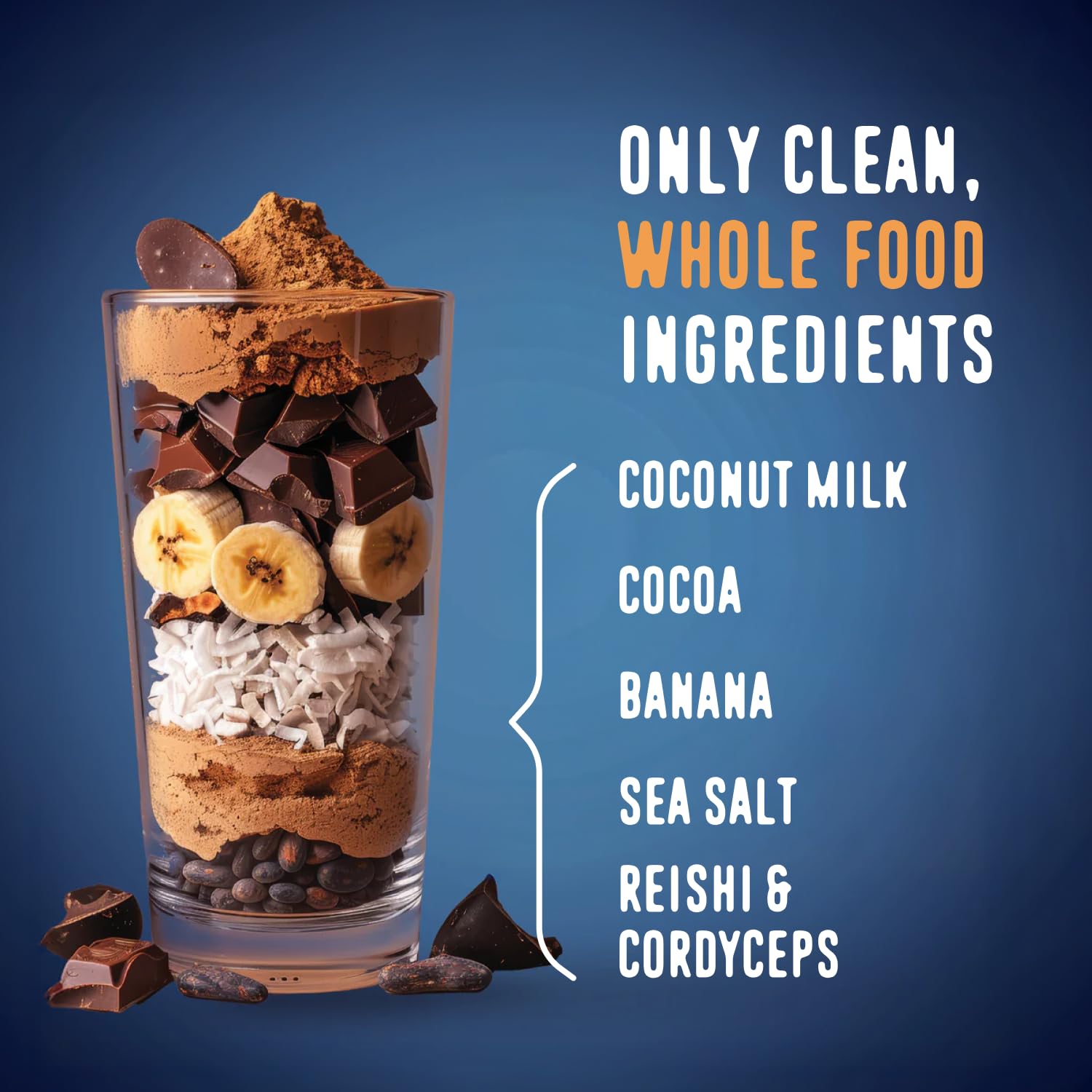 FlavCity Chocolate All in One Protein Shake Powder - On the Go Me - FlavCity Official Product View 3