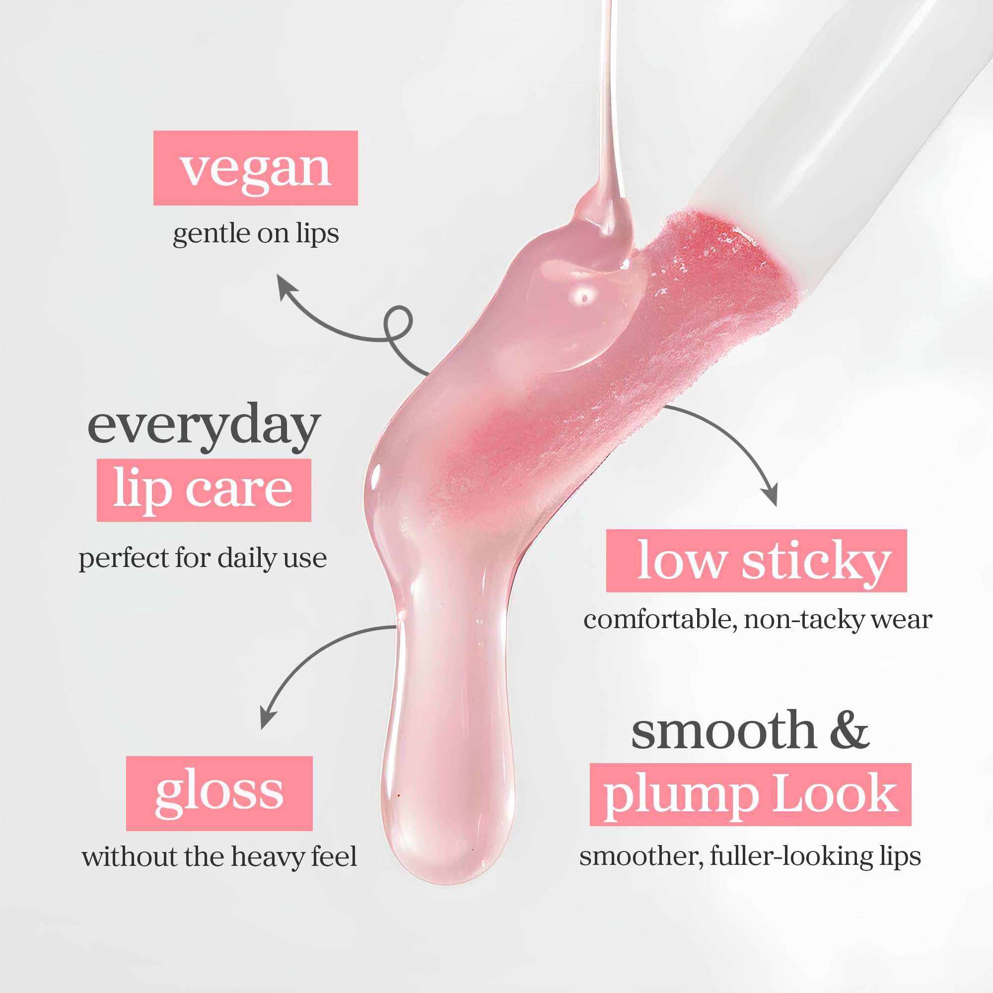 NOONI Korean Lip Oil - Applepeony - pH Color-Changing Plumping Lip Glo - View 9