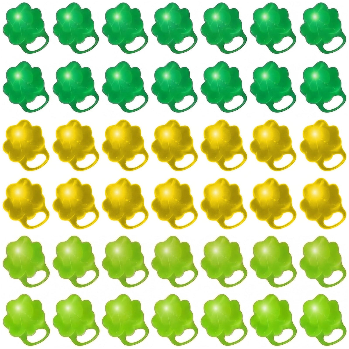 Vinsot 36 Pack St Patrick s Day Shamrocks Clover Lucky LED - Vinsot Official Imagery - 1