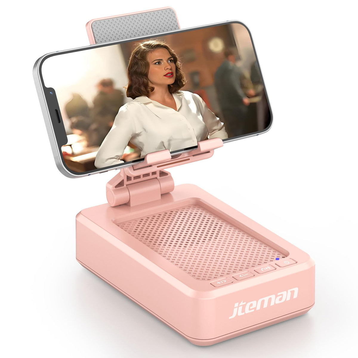 JTEMAN Bluetooth Speaker with Cell Phone Stand Gifts for Men - JTEMAN Official Imagery - 2