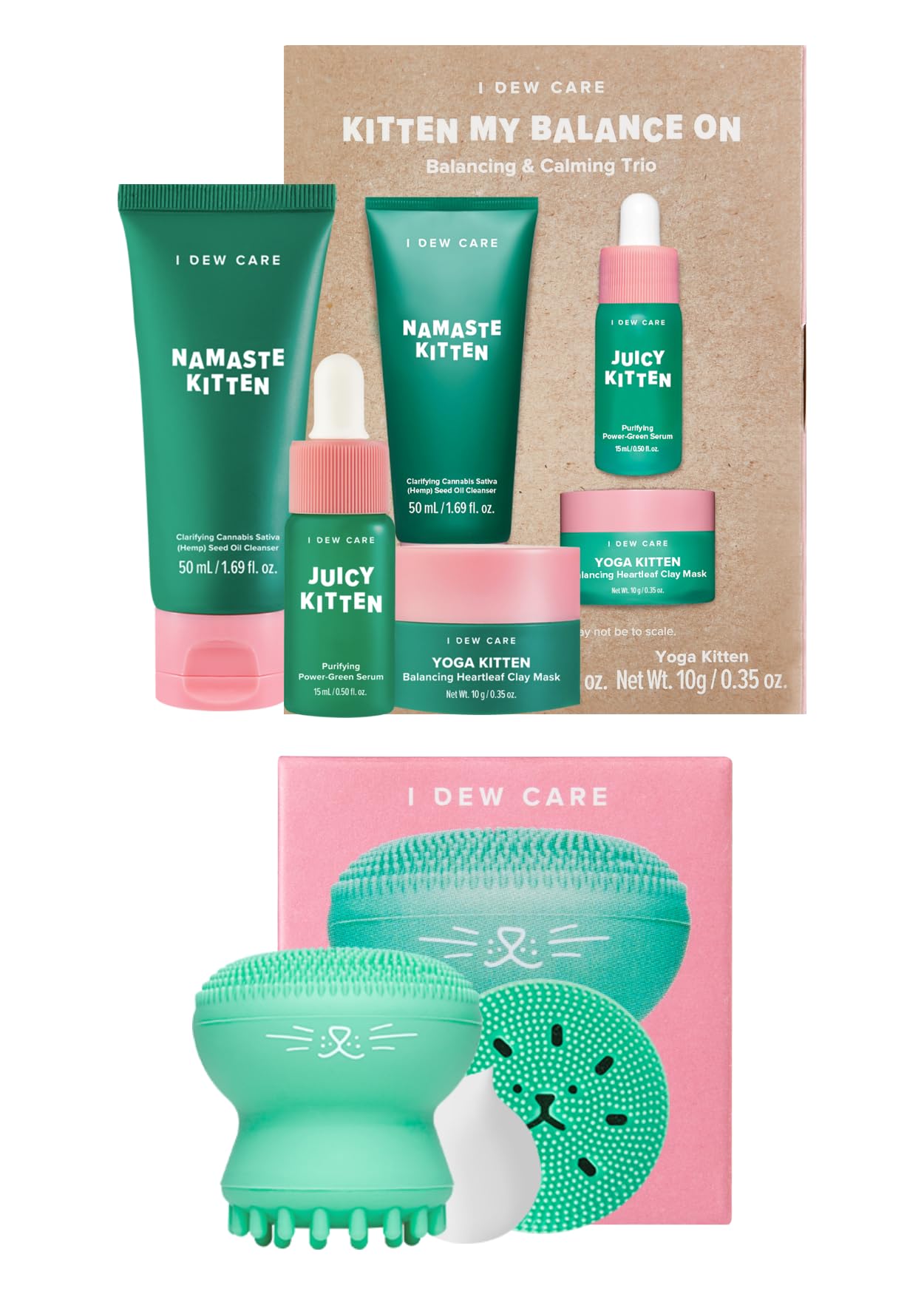 I Dew Care Kitten Glass Skincare Set - I DEW CARE