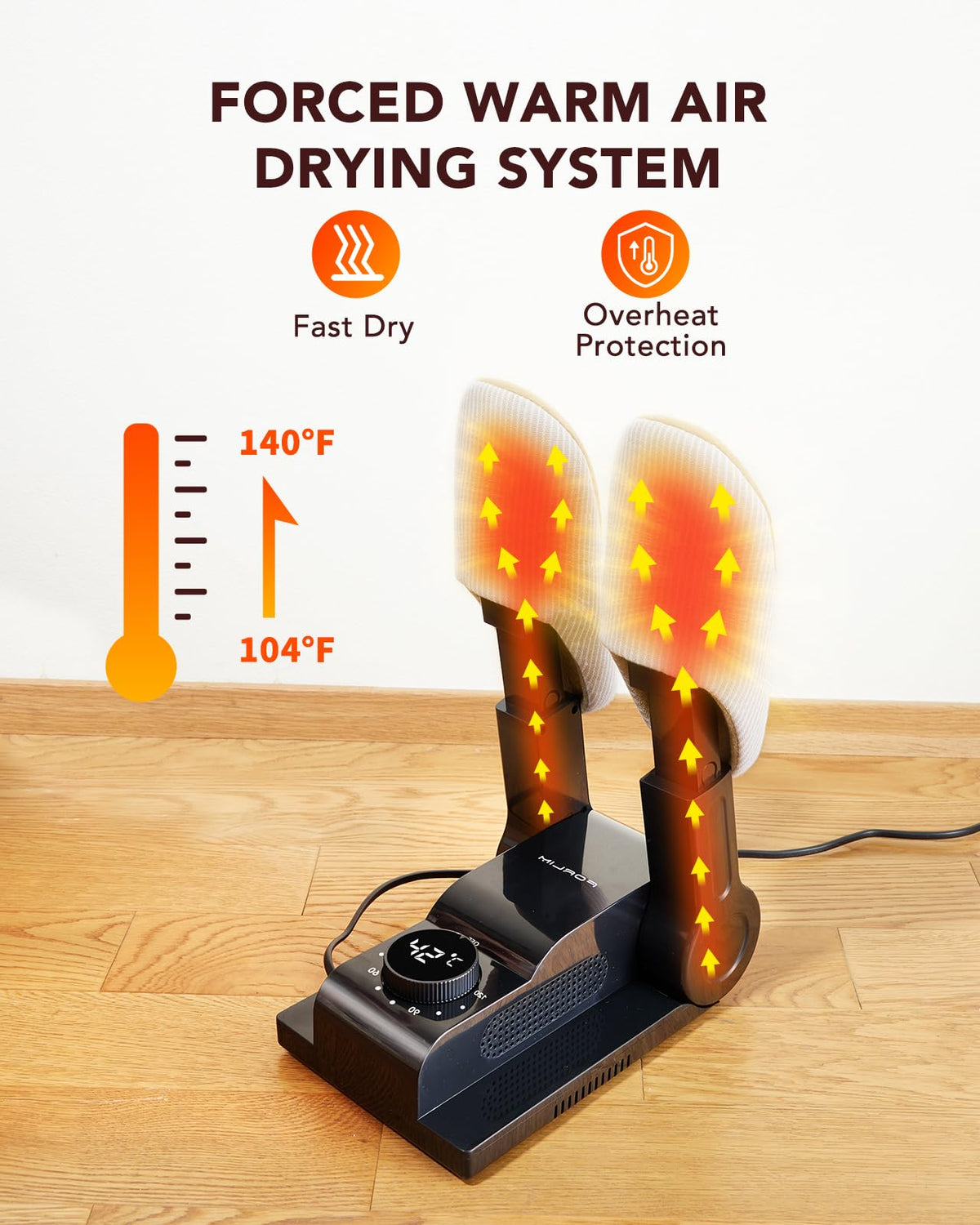 FORLIM Shoe Boot Dryer for Work Boots Forced Air 2 Hour - FORLIM Official Imagery - 7