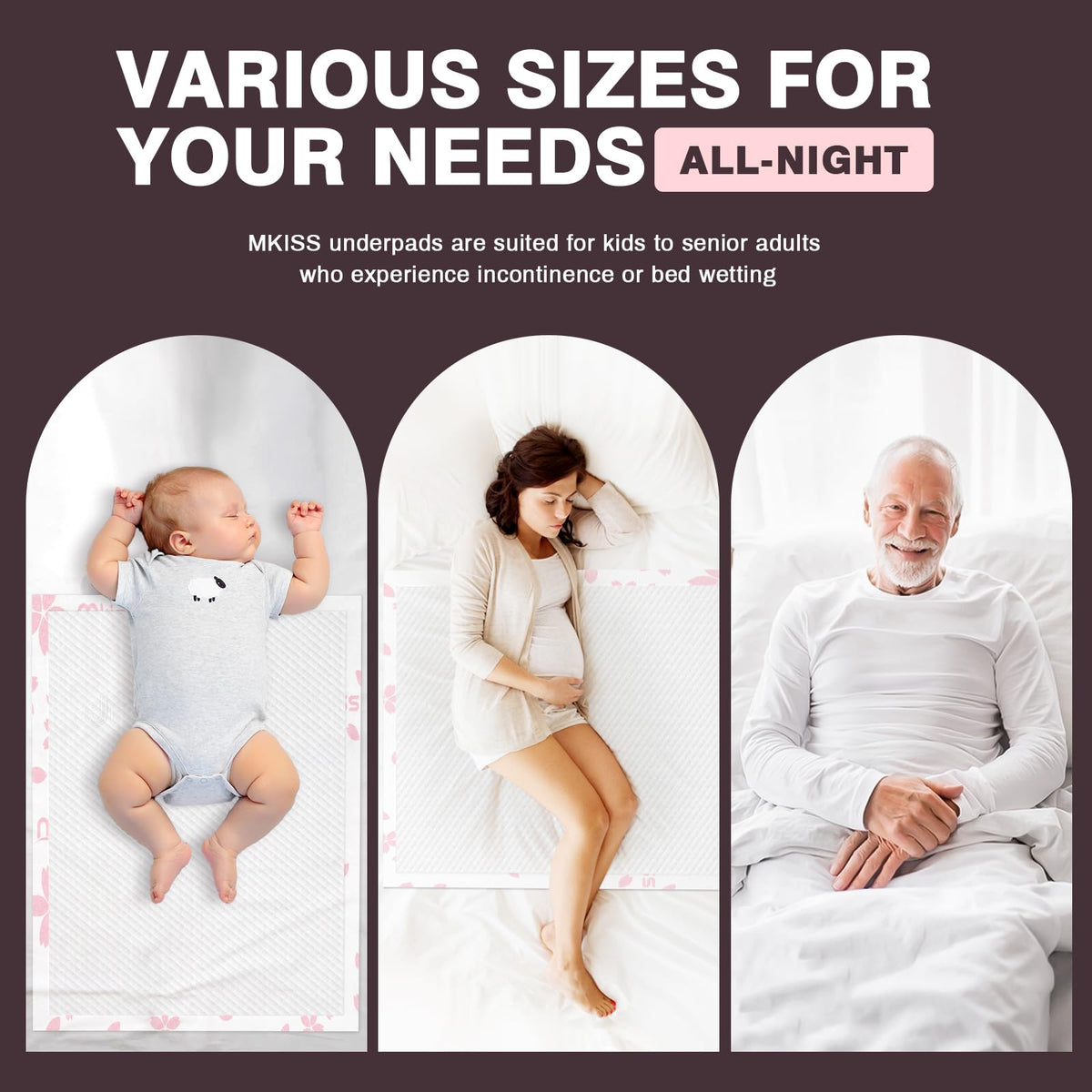 40 Count Extra Large Disposable Bed Pads 36 x 44 - MKISS Official Imagery - 7