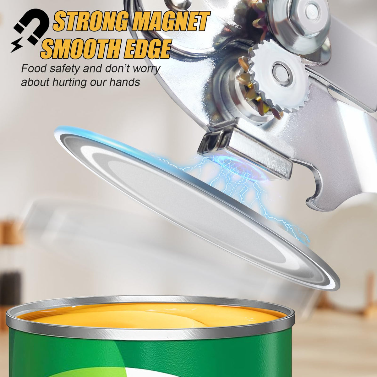 ICEKATl Commercial Can Opener Heavy Duty Folding Hand Crank - ICEKATI Official Imagery - 4