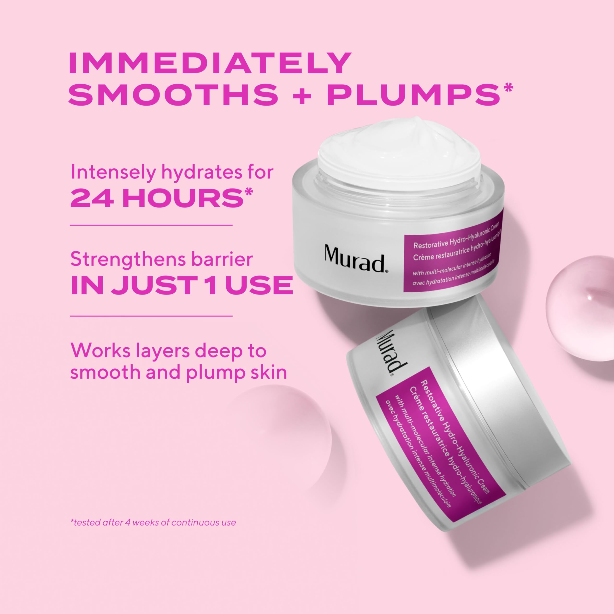 Murad Restorative Hydro Hyaluronic Cream - Premium Selection Official Imagery - 3