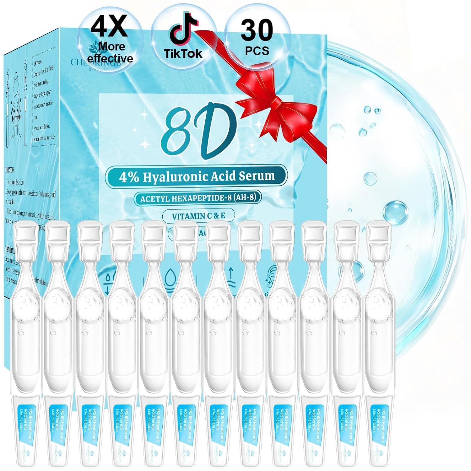 4 Hyaluronic Acid Serum for Face 8D Hyaluronic Acid Ultra - CHEOKINGBA Official Imagery - 2