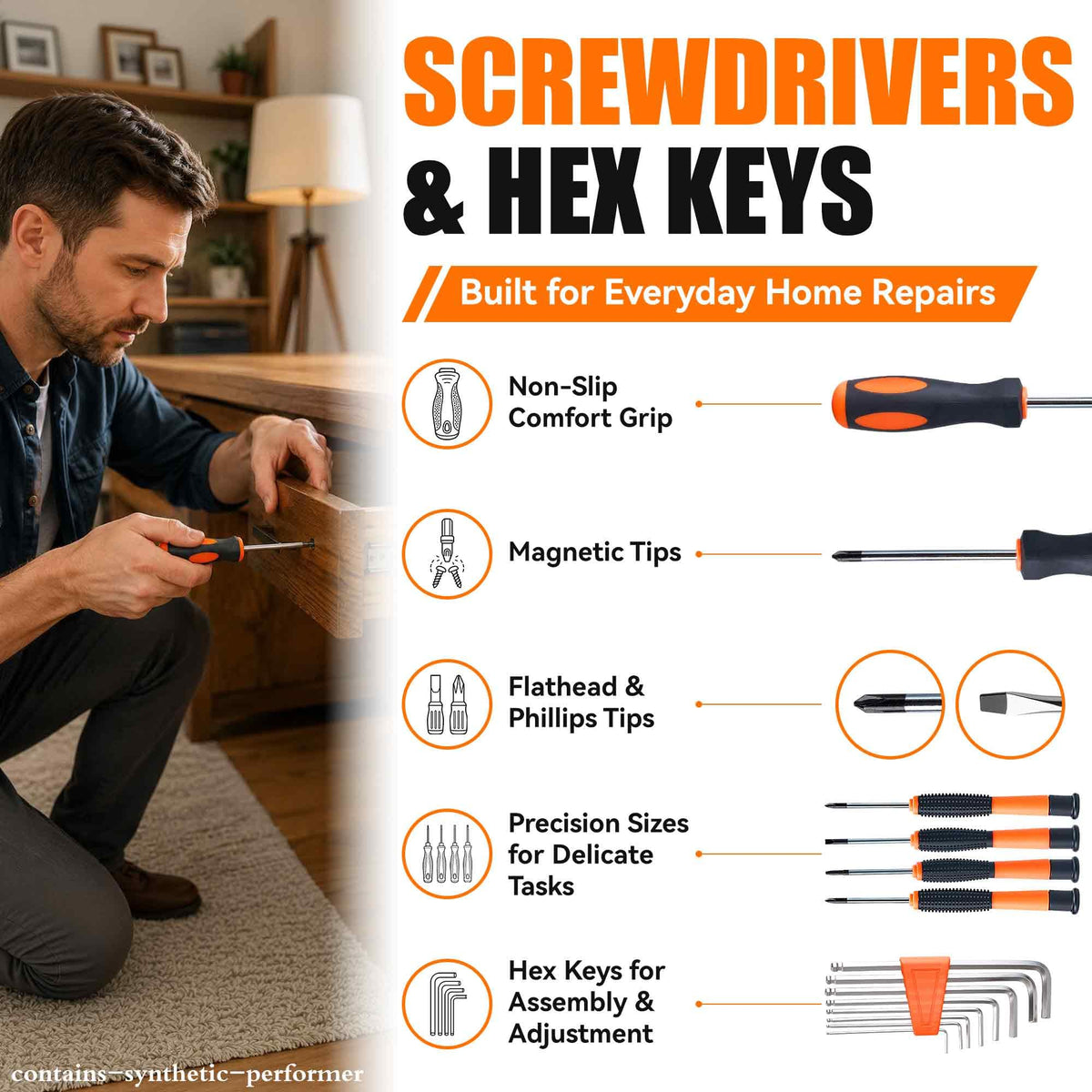 KOOPOOL 160 Piece Home Tool Kit Household Basic Hand Tool - KOOPOOL Official Imagery - 5