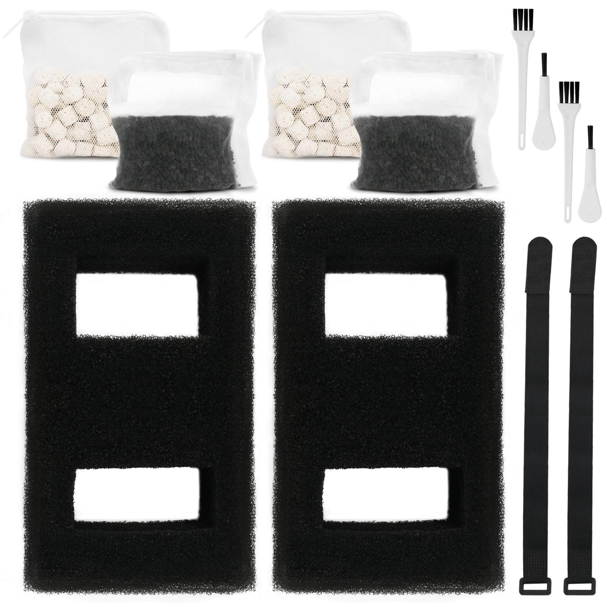 A1376 Aquarium Filter Media Kit for Most Standard Aquariums - SHAHN Official Imagery - 2