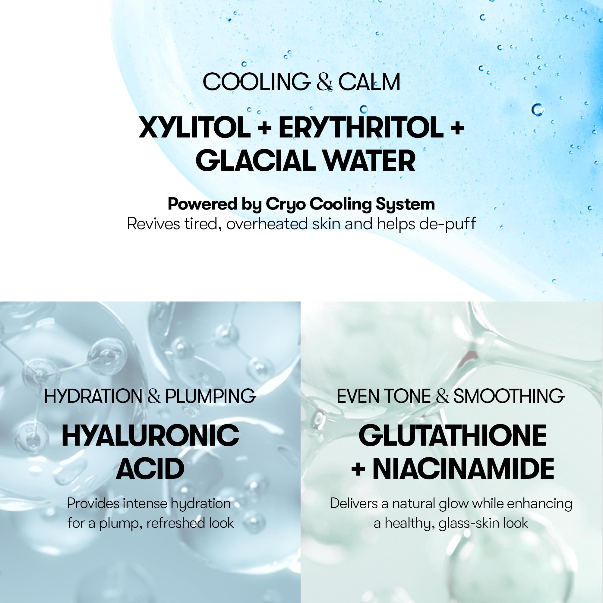 VT COSMETICS Cryo Ice Cool Mask, 30 Sheets, Hydrating Korean - VT COSMETICS