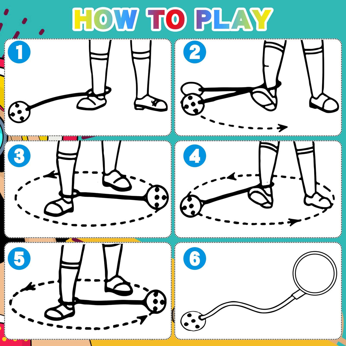 Ankle Skip Ball Toys for Kids Jumper Exercise Equipment - Glimin Official Imagery - 5