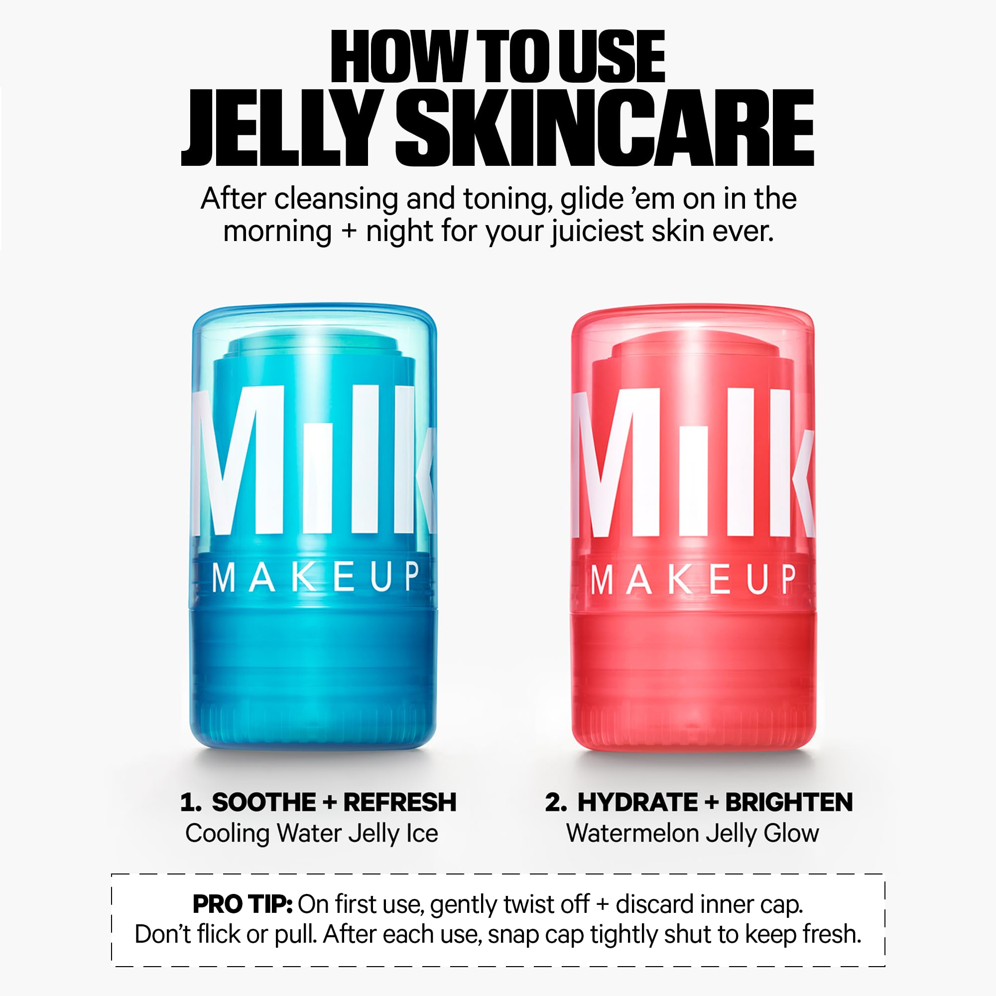 Elefair Tech Milk Makeup Skincare Jelly Gift Set – Hydrating + Brightening Face - Elefair Tech Official Product View 9